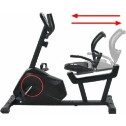 Cyclette Reclinata Magnetica Con Misurazione Del Polso VidaXL -Armonia Casa 10330623 4
