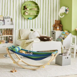 SoBuy Sedia A Dondolo Bambini,Lettino Prendisole Per Bambini, Con Dispositivi Di Sicurezza,KMB16-J -Armonia Casa 10404176 5