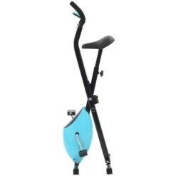 Cyclette X-Bike Con Cinghia Di Resistenza Blu VidaXL -Armonia Casa 11635571 2