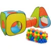 Tenda Gioco Per Bambini SHIR KHAN Con 200 Palline Colorate