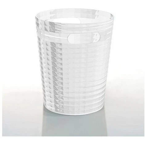 Gedy Cestino Gettacarta Poubelle Glady Silver/Alluminio/Incolore/Trasparente Resina 25,4x21,1x21,1 Cm 3 Gedy Cestino Gettacarta Poubelle Glady Silver/Alluminio/Incolore/Trasparente Resina 25,4x21,1x21,1 Cm - immagine 3