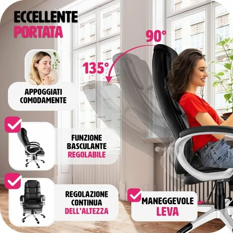 Poltrona Da Ufficio Jonas - Poltrona Ufficio, Poltrona Scrivania, Poltrona Da Scrivania 4 Poltrona Da Ufficio Jonas - Poltrona Ufficio, Poltrona Scrivania, Poltrona Da Scrivania - immagine 4