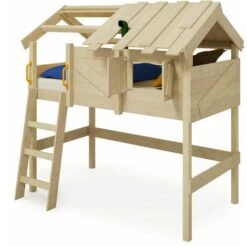 Wickey Letti Per Bambini, Letto A Soppalco CrAzY Cove - Teleone Culla 90 X 200 Cm, Letto A Castello
