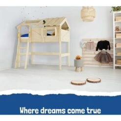 Wickey Letti Per Bambini, Letto A Soppalco CrAzY Cove - Teleone Culla 90 X 200 Cm, Letto A Castello -Armonia Casa 14835547 3