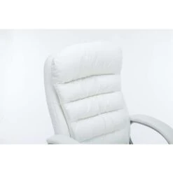Sedia Ufficio XXL Vancouver In Similpelle Bianco -Armonia Casa 15691208 3
