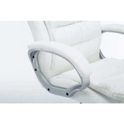 Sedia Ufficio XXL Vancouver In Similpelle Bianco -Armonia Casa 15691208 4