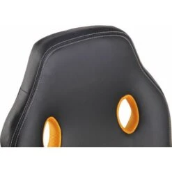 Sedia Gaming Elbing In Similpelle Nero/giallo 9 Sedia Gaming Elbing In Similpelle Nero/giallo -Armonia Casa 15727050 5