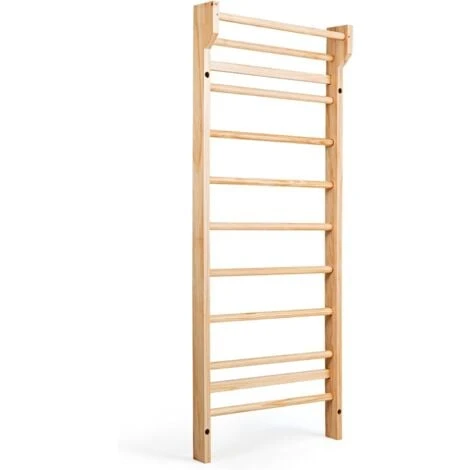 COSTWAY Spalliera Svedese Adulti E Bambini - Scala Svedese In Legno Di Pino A 10 Gradini - Spalliera Palestra E Casa Carico Massimo 100 Kg Per Fitness E Ginnastica 195 X 80 X 14 Cm 1 COSTWAY Spalliera Svedese Adulti E Bambini - Scala Svedese In Legno Di Pino A 10 Gradini - Spalliera Palestra E Casa Carico Massimo 100 Kg Per Fitness E Ginnastica 195 X 80 X 14 Cm