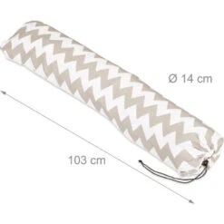 Relaxdays Tenda Giocattolo Per Bambini, Con Fondo, Con Borsa Per Il Trasporto, HxLxP 160 X 115 X 115 Cm, Bianca/grigia -Armonia Casa 16606600 5