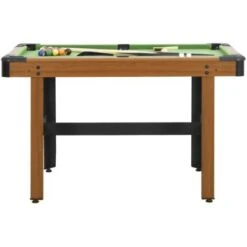 Tavolo Da Biliardo 4 Piedi 122x61x76 Cm Marrone VidaXL -Armonia Casa 16842948 2