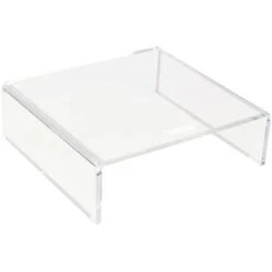 Stand Per Monitor In Acrilico Trasparente 22 X 20 X 7 Cm DESQ