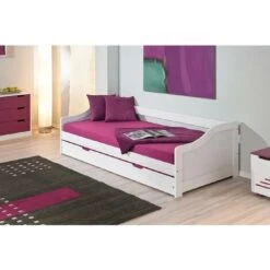 Letto Leonie + Secondo Letto Ad Estrazione 97x199x66h Pino Massello - Inter Link -Armonia Casa 17813945 3