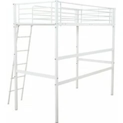 Letto A Soppalco Alora - 90 X 190 Cm - Bianco -Armonia Casa 17815598 5