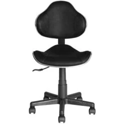 Poltrona Sedia Scrivania Ufficio Cameretta Girevole Tessuto Traspirante Nero -Armonia Casa 17925579 4