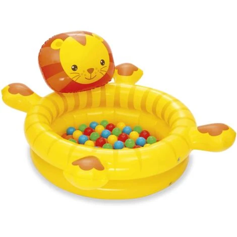 Piscina Di Palline Gonfiabile Per Bambini León Con 50 Palline Colorate Bestway 111x98x61,5 Cm 1 Piscina Di Palline Gonfiabile Per Bambini León Con 50 Palline Colorate Bestway 111x98x61,5 Cm