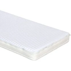 EVERGREENWEB - Materasso Lettino O Culla 70x160 Per Bambini Alto 12 Cm + Cuscino ANTISOFFOCO GRATIS Con Fodera In Cotone Naturale, Rivestimento + Fascia AIR SPACE Sfoderabile Anallergico Lavabile NEMO -Armonia Casa 18126451 5