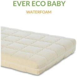 EVERGREENWEB - Materasso Per Bambini 65x125 Alto 12cm In Waterfoam 100% Traspirante Antisoffoco Materassino Baby Ideale Per Lettino, Letto Singolo Rivestimento Sfoderabile Anallergico Lavabile OFFERTA