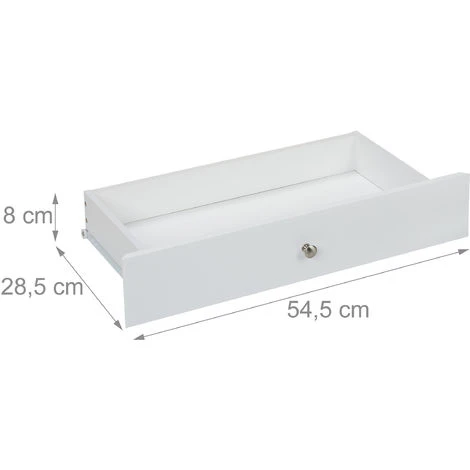 Relaxdays Scrivania Ad Angolo, Ripiano E Cassetto, Salvaspazio, Ufficio, Studio, Stile Rustico, HLP 76x107x72 Cm, Bianca 5 Relaxdays Scrivania Ad Angolo, Ripiano E Cassetto, Salvaspazio, Ufficio, Studio, Stile Rustico, HLP 76x107x72 Cm, Bianca - immagine 5