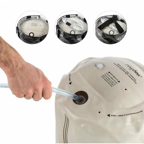 Klarfit Maxxmma B Set Sacco Boxe Power Bag Uppercut Bag Riempimento Acqua/aria 3' 5 Klarfit Maxxmma B Set Sacco Boxe Power Bag Uppercut Bag Riempimento Acqua/aria 3' - immagine 5