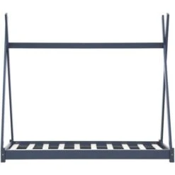 Giroletto Per Bambini Grigio In Legno Massello Di Pino 80x160cm VidaXL -Armonia Casa 18761068 4