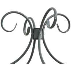 Letto A Baldacchino Grigio In Metallo 100x200 Cm VidaXL -Armonia Casa 18761264 5