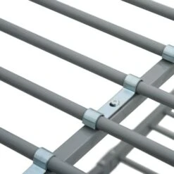 Letto A Castello Grigio In Metallo 140x200 Cm/90x200 Cm VidaXL -Armonia Casa 18764851 5