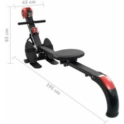 Vogatore Pieghevole Con Resistenza Regolabile VidaXL 7 Vogatore Pieghevole Con Resistenza Regolabile VidaXL -Armonia Casa 18807106 3