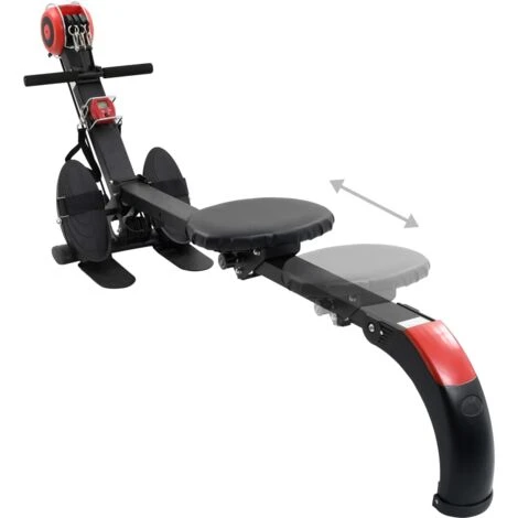 Vogatore Pieghevole Con Resistenza Regolabile VidaXL 5 Vogatore Pieghevole Con Resistenza Regolabile VidaXL - immagine 5