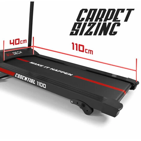 Tapis Roulant Elettrico 1100w 1,5hp Fitness Richiudibile Con Speakers E Mp3 2 Tapis Roulant Elettrico 1100w 1,5hp Fitness Richiudibile Con Speakers E Mp3 - immagine 2