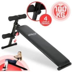 Nova Panca Fitness Da Palestra Per Addominali Altezza Regolabile In 4 Lvl Pieghevole