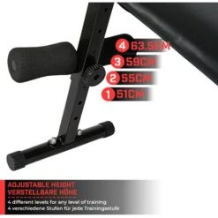 Nova Panca Fitness Da Palestra Per Addominali Altezza Regolabile In 4 Lvl Pieghevole -Armonia Casa 19998325 4