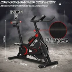 Nova Cyclette Spin Bike Domestica Sella E Manubrio Regolabili Con Cardiofrequenza 8 Nova Cyclette Spin Bike Domestica Sella E Manubrio Regolabili Con Cardiofrequenza -Armonia Casa 20211122 4