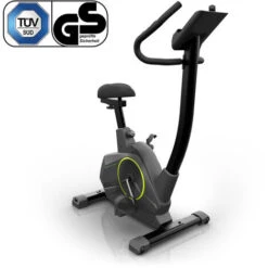 Capital Sports Evo Air Cyclette, Massa Volanica Di 12 Kg, Trasmissione A Cinghia, Nero