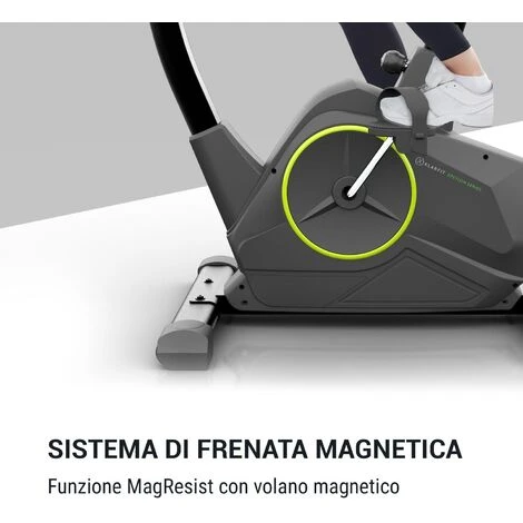 Capital Sports Evo Air Cyclette, Massa Volanica Di 12 Kg, Trasmissione A Cinghia, Nero 5 Capital Sports Evo Air Cyclette, Massa Volanica Di 12 Kg, Trasmissione A Cinghia, Nero - immagine 5