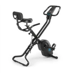 Capital Sports Azura X1 X-Bike Fino A 120 Kg Misura Polso Pieghevole 4 Kg Nero