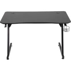 Homcom Scrivania Gaming Con Passacavi Portabicchieri E Gancio Per Cuffie Nera -Armonia Casa 22429494 4