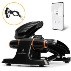 Capital Sports Galaxy Step Ministepper Superficie Premium Display LCD App Arancione