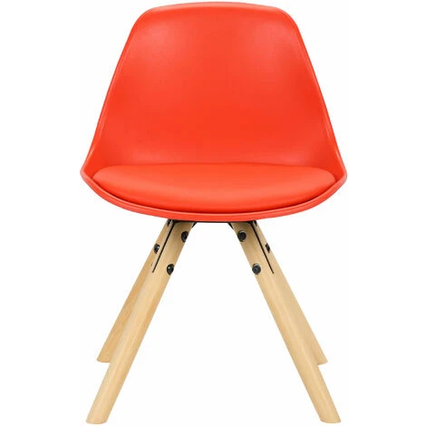 Sedia Bambino Nakoni In Plastica Rosso 2 Sedia Bambino Nakoni In Plastica Rosso - immagine 2