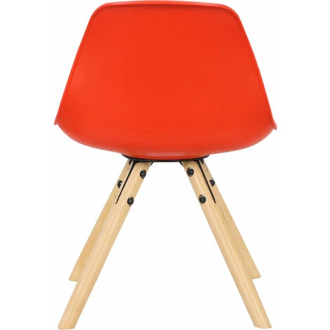 Sedia Bambino Nakoni In Plastica Rosso 4 Sedia Bambino Nakoni In Plastica Rosso - immagine 4