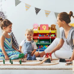 Relaxdays Scaffale Portagiochi, Per La Cameretta Dei Bambini, 12 Box, Mobile Portaoggetti, HLP: 87,5x86 X31 Cm, Colorato 7 Relaxdays Scaffale Portagiochi, Per La Cameretta Dei Bambini, 12 Box, Mobile Portaoggetti, HLP: 87,5x86 X31 Cm, Colorato -Armonia Casa 23186163 3