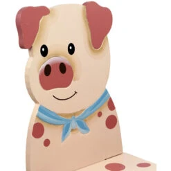 Sedia Maialino Legno Per Bambini Fantasy Fields (senza Tavolo) TD-11324A2-P -Armonia Casa 23510839 2