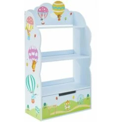 Libreria Mongolfiera Per Cameretta Mobili In Legno Per Bambini Pastello TD-13124A