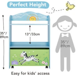 Fantasy Campi Assolati Safari Giocattolo Organizer Con Rolling Storage Box TD-13219A -Armonia Casa 23510889 5