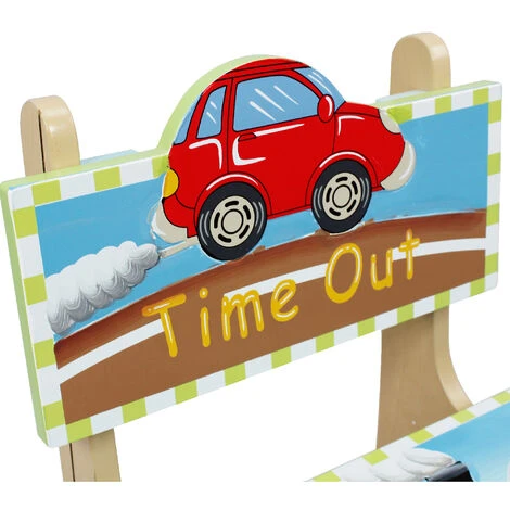 Sedia Time Out Legno Bambini Fantasy Fields Transportation W-9942A 3 Sedia Time Out Legno Bambini Fantasy Fields Transportation W-9942A - immagine 3