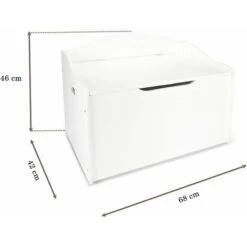 Contenitore Porta Giochi XL Colore Bianco -Armonia Casa 23694562 3