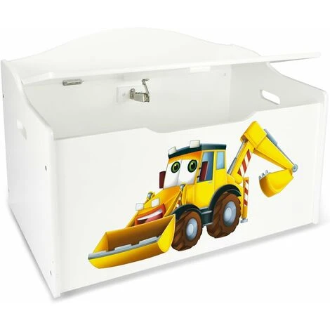 Contenitore Porta Giochi XL. Motivo: Escavatore 2 Contenitore Porta Giochi XL. Motivo: Escavatore - immagine 2