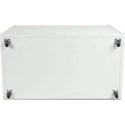 Contenitore Portagiochi In Legno Bianco Su Ruote + Materasso 7 Contenitore Portagiochi In Legno Bianco Su Ruote + Materasso -Armonia Casa 23694704 3