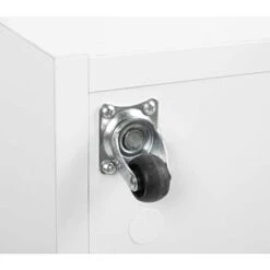 Contenitore Portagiochi In Legno Bianco Su Ruote + Materasso 8 Contenitore Portagiochi In Legno Bianco Su Ruote + Materasso -Armonia Casa 23694704 4