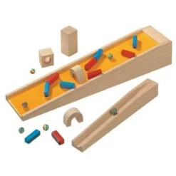 Flipper Magnetico In Legno HEBA 3500 Kit 18 Pezzi + 6 Biglie Gioco Da Tavolo