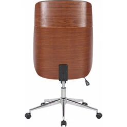 Sedia Studio Scrivania Varel In Similpelle Noce/bianco 8 Sedia Studio Scrivania Varel In Similpelle Noce/bianco -Armonia Casa 25367187 4